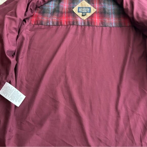 Pendleton Burgundy Teddy Jacket - Picture 7 of 12
